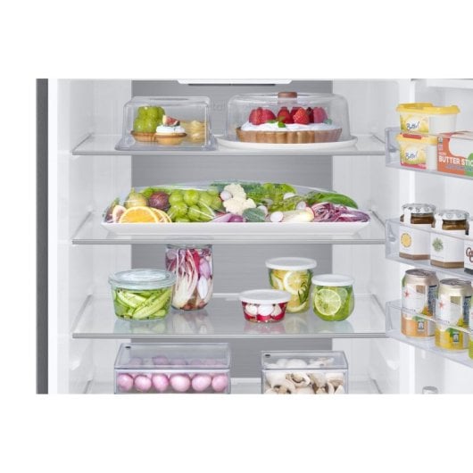 Frigorífico Samsung Combi 203cm 538L E Inox SpaceMax Metal Cooling No Frost WiFi
