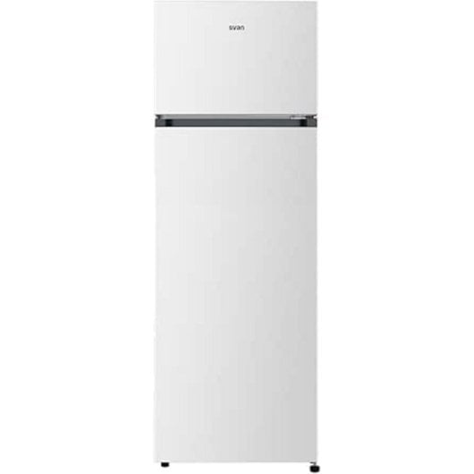 Svan SF165501E Zyklischer Kühlschrank mit Doppeltür, 243 l, weiß, umkehrbar, Klasse E, 40 dB