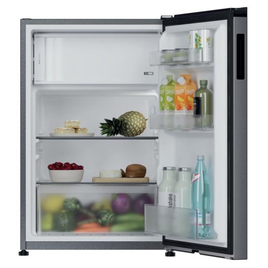 Frigorífico Candy Independiente 85cm 129L E Acciaio Inox LED Congelatore 4 Stelle