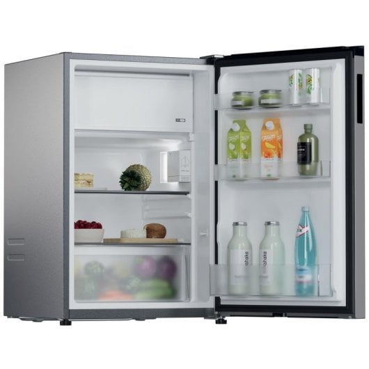 Frigorífico Candy Independiente 85cm 129L E Acciaio Inox LED Congelatore 4 Stelle