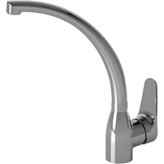 Grifo de Cocina Cata CBA/C Latón Cromo Caño Alto Retirable Giratorio 360° 3/8"