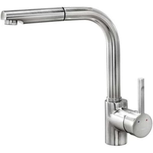 Grifo Teka Ark 938I Acero Inoxidable Caño Alto Extraíble Monomando 3/8"