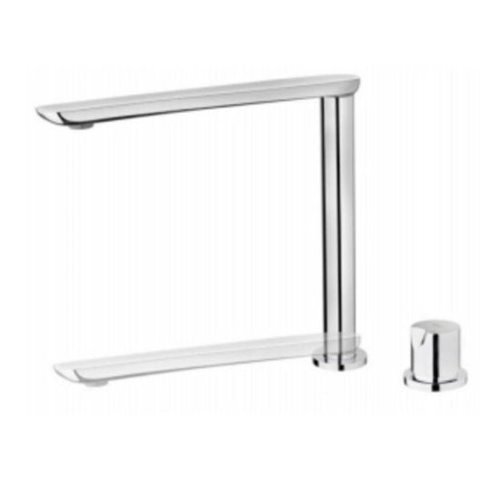 Grifo Cocina Teka FO 985 Acero Inoxidable Monomando Caño Retraíble Bajo Ventana 3/8"