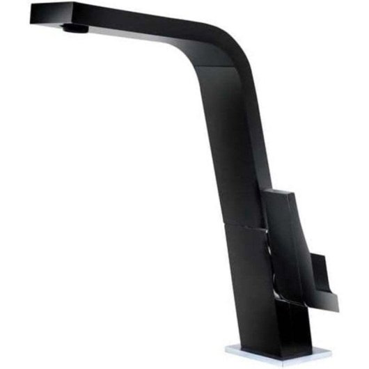 Grifo de cozinha Teka IC 915 Black Monomando Caño Alto Plano Giratório 30,2 cm Preto