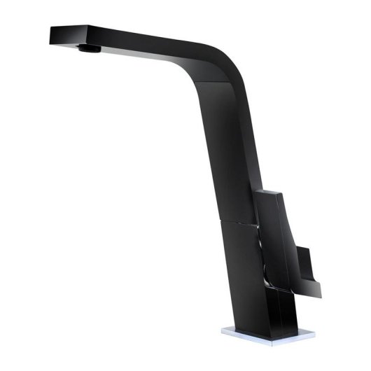 Grifo de cozinha Teka IC 915 Black Monomando Caño Alto Plano Giratório 30,2 cm Preto