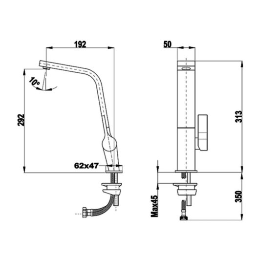 Grifo Cocina Teka ICC 915 Latón Metal Caño Giratorio Superficie Resistente Grifo Cocina Teka ICC 915 Latón Metal Caño Giratorio Superficie Resistente