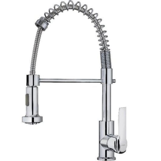Küchenarmatur Teka IN 939 Edelstahl Chrom Ausziehbar 3/8"