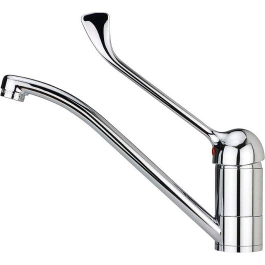 Grifo de cocina profesional Teka MED 913 monomando caño giratorio cromado 28,3 cm