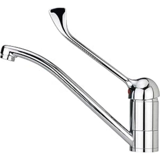 Grifo de cocina profesional Teka MED 913 monomando caño giratorio cromado 28,3 cm