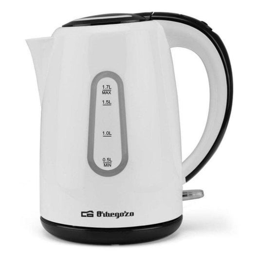 Wasserkocher Orbegozo KT 6004 1,7L 2200W Weiß Kabellos Verdecktes Heizelement