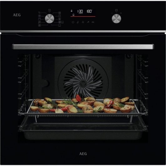 Horno électrique AEG OS6PB511AB 71L Noir avec fonction AirFry et nettoyage pirolitique
