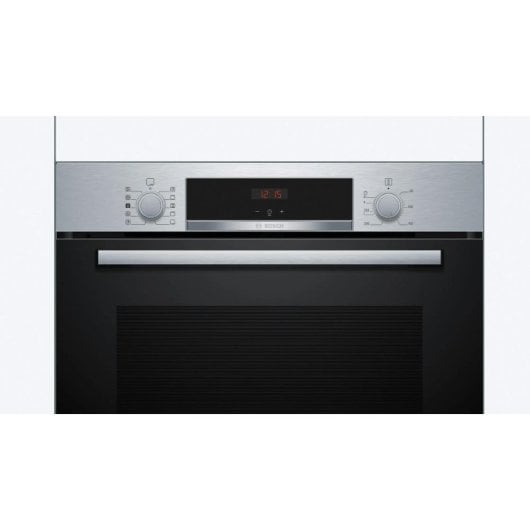Horno eléctrico Bosch HQA514ES3 71L Schwarz Edelstahl mit Heißluftdampf