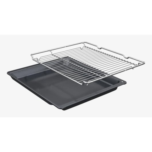 Horno eléctrico Bosch HQA514ES3 71L Schwarz Edelstahl mit Heißluftdampf
