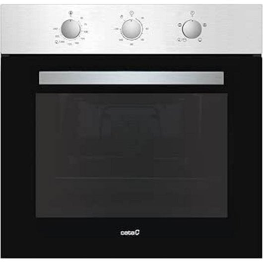 Horno eléctrico Cata SES 7104 X 78L Negro/Inox limpieza AquaSmart y 5 funciones