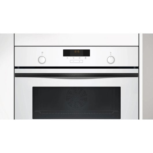 Horno eléctrico Balay 3CB5159B3 47L Cristal blanco con Aqualisis y Raíles Flex