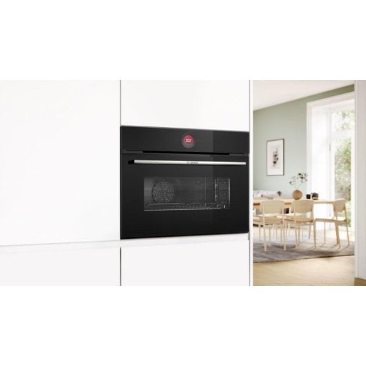 Horno électrique Bosch CBG7741B1 47 L Noir avec fonction AirFry et nettoyage pyrolytique