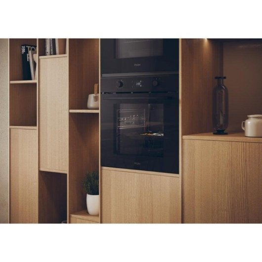 Horno Multifunción Haier H6 ID2P5B3YTB 78L 60cm Pirolítico e Hidrolítico A++ WiFi Negro