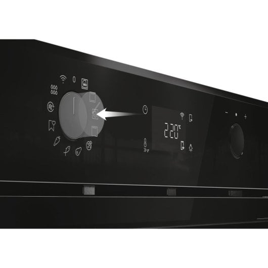Four électrique Haier ID Series 2 H6 ID2P5B3YTB 78L Noir avec nettoyage pirolitique et connectivité Wi-Fi