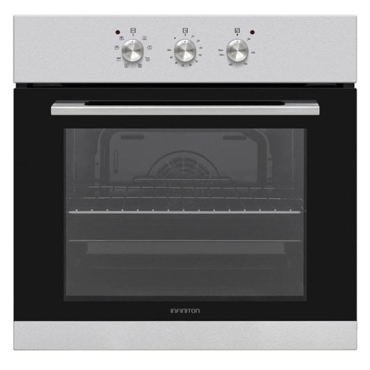 Horno elétrico Infiniton B698 70L Inox 3000W multifunções com temporizador mecânico