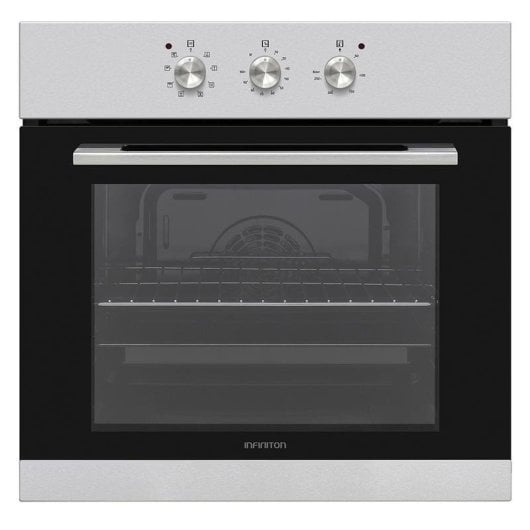 Horno eléctrico Infiniton B698 70 litros Inox multifunción con control mecánico y triple acristalamiento