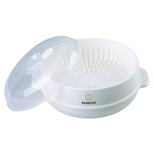 Microondas Infiniton MW-S710 20L 800W Madera Vaporera Descongelar Blanco