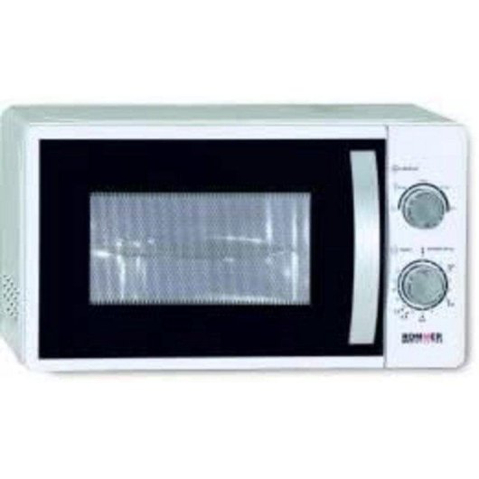 Mikrowelle Rommer M700 20L 1050W Mechanische Steuerung Drehteller Weiß
