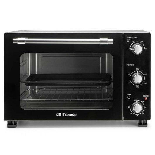 Horno de sobremesa Orbegozo HOT 398 39L 1800W con convección, resistencia de acero y temporizador