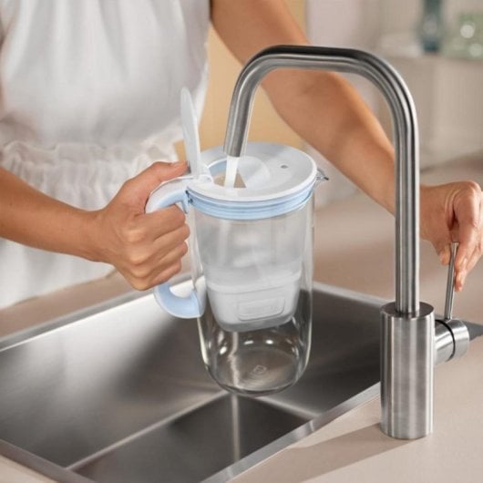 Jarra cristal filtradora Brita 2,5L azul MAXTRA PRO All-in-1 filtro agua cal sabor eco