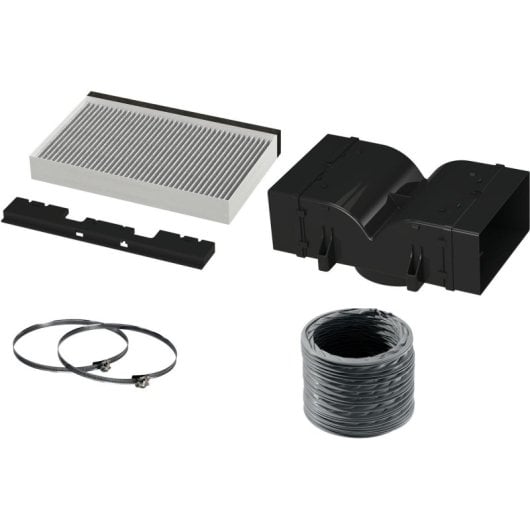 Set de recirculation Bosch DWZ2CB1I4 Accessoire de hotte en Noir et Gris