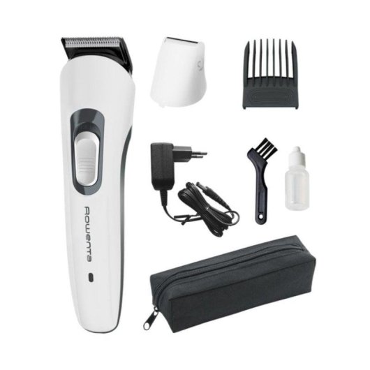 Cortapelos Rowenta TN8905F0 Cuchillas Acero Inoxidable Lavable 60min Autónomía Blanco