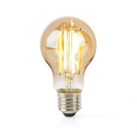 Bombilla LED Inteligente Nedis SmartLife E27 7W 806lm Blanco Cálido Regulable WiFi