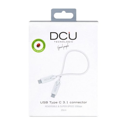 Cabo USB C DCU Advance Tecnologic 30402005 0,2m USB 3.2 Gen 2 Branco