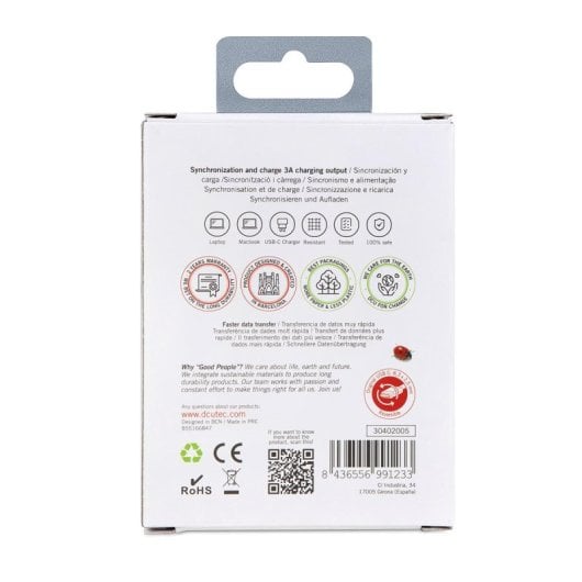 Cabo USB C DCU Advance Tecnologic 30402005 0,2m USB 3.2 Gen 2 Branco