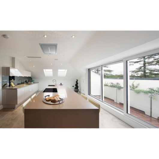 Campana extractora Cata Isla Bennu Slim 900 X Conducción 90cm LED acero inoxidable