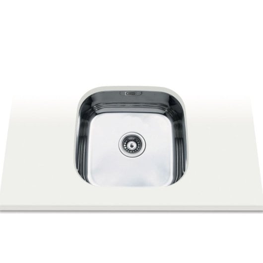 Fregadero Edesa FUJI BE 40x40 1C R-60 Acero Inoxidable Bajo Encimera Rectangular 1 Seno