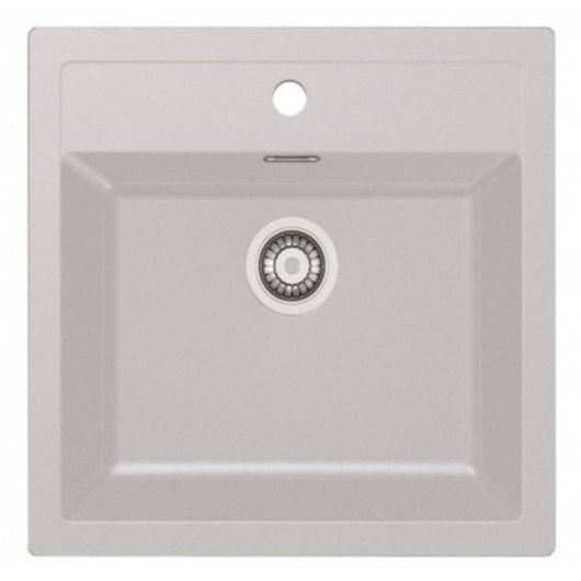 Lavabo Mepamsa CUBO 56.53 Sintek Blanco 1 seno Sobre Encimera 560x530mm