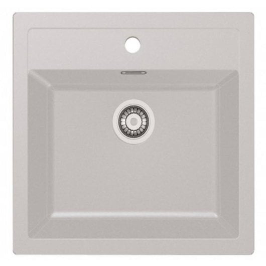 Lavabo Mepamsa CUBO 56.53 Sintek Blanco 560x530 mm 1 seno Sobre Encimera