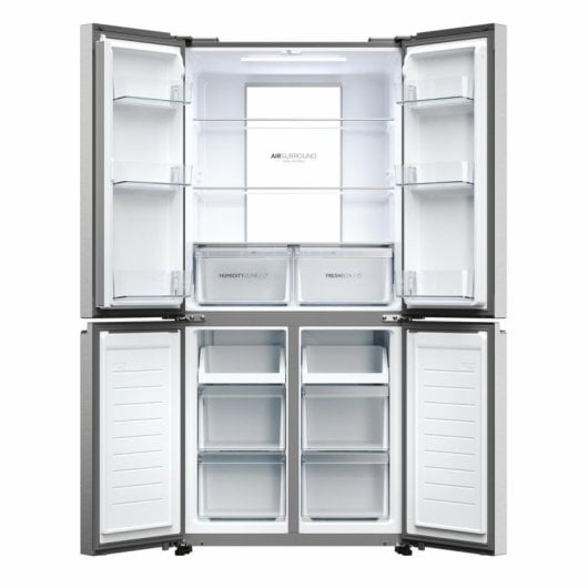 Frigorífico Haier Cube 83 Multipuerta 83cm 467L B Inox New Platinum