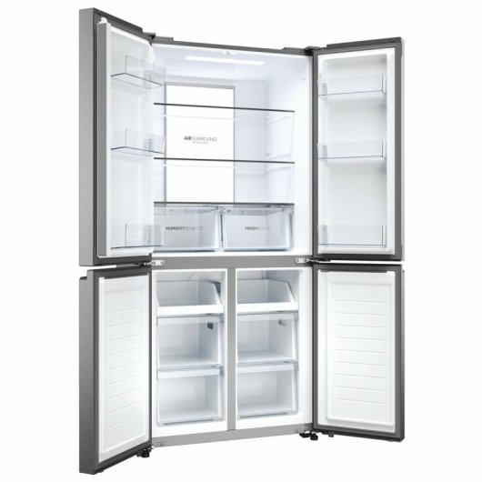 Frigorífico Haier Cube 83 Multipuerta 83cm 467L B Inox New Platinum