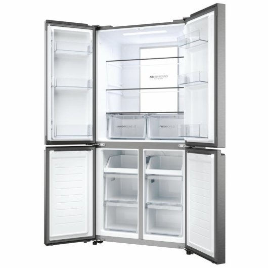 Frigorífico Haier Cube 83 Multipuerta 83cm 467L B Inox New Platinum