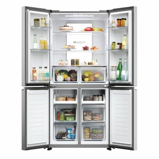 Frigorífico Haier Cube 83 Multipuerta 83cm 467L B Inox New Platinum