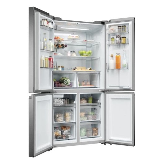 Frigorífico Haier Cube 90 Multipuerta 190cm 525L E Inox Tocar Puerta