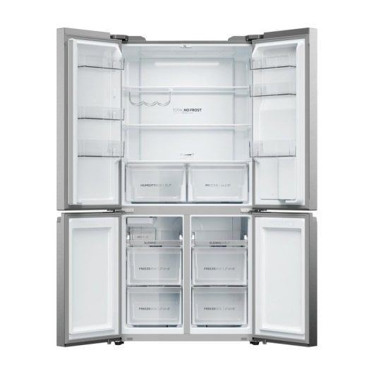 Frigorífico Haier Cube 90 Multipuerta 190cm 525L E Inox Tocar Puerta
