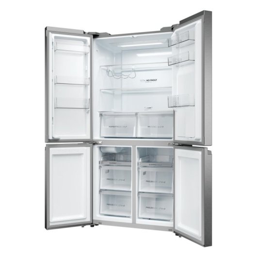 Frigorífico Haier Cube 90 Multipuerta 190cm 525L E Inox Tocar Puerta