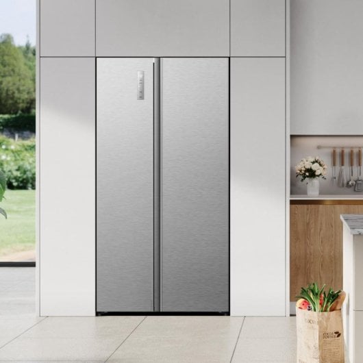 Frigorífico Hisense Americano Integrado/Independiente 534L E Inox Kitchen Fit Metal Tech Cooling Inverter