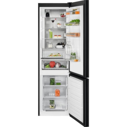 Frigorífico AEG Combi 201cm 366L E Negro Cooling 360° TwinTech No Frost ExtraChill