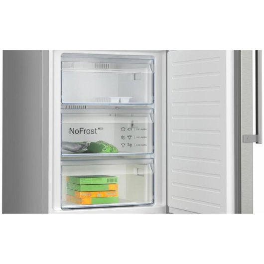 Frigorífico Balay Combi 321L SN-T 9,5kg/24h B Inox Zona Fresca