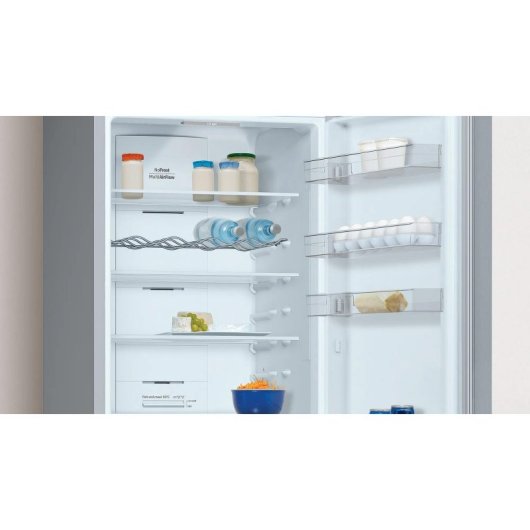 Frigorífico Balay 3KFD763XE Combi 185cm 363L D Inox Botellero LED