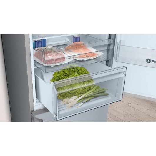 Frigorífico Balay 3KFD763XE Combi 185cm 363L D Inox Botellero LED