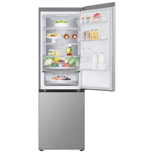 Frigorífico LG Combi Total No Frost 180cm 344L E Prata Compressor Garantia Vitalícia